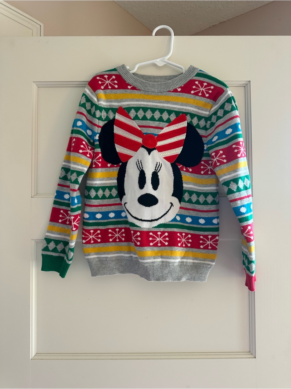 Disney Store Minnie Mouse Christmas Sweater